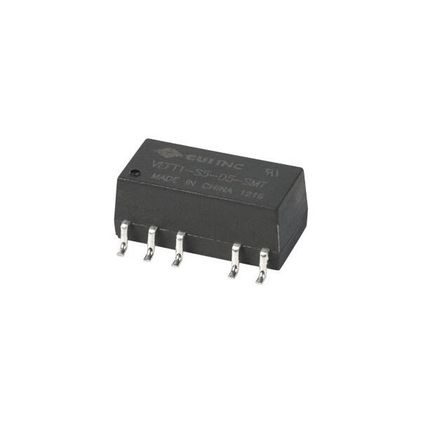 Cui Inc DC to DC Converter, 12V DC to 12V DC, 1VA, 0 Hz, Surface - VEFT1-S12-S12-SMT