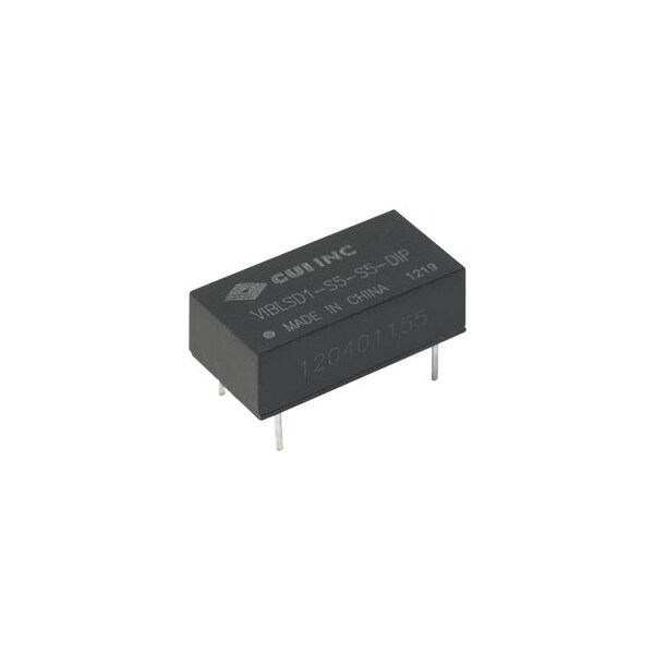 Cui Inc DC to DC Converter, 24V DC to 5V DC, 1VA, 0 Hz - VIBLSD1-S24-S5-DIP