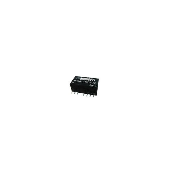 Aimtec DC to DC Converter, 24V DC to 12V DC, 3VA, 0 Hz, Plastic - AM3G-2412SH30-NZ