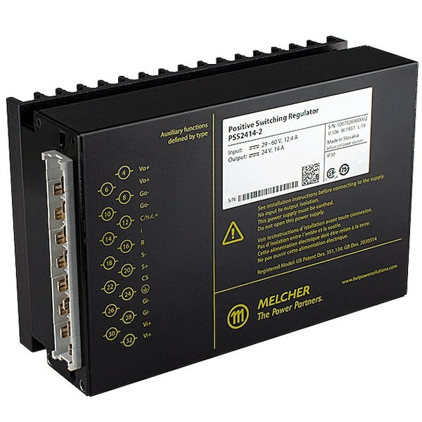 Bel Power Solutions DC to DC Converter, 29-80V DC to 24V DC, 384VA, 0 Hz, Chassis - PSK2416-9EBG