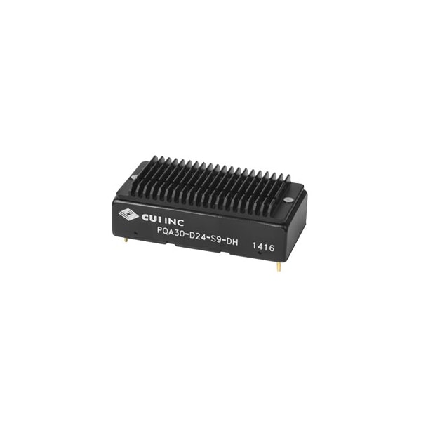 Cui Inc DC to DC Converter, 48V DC to 24V DC, 30VA, 0 Hz - PQA30-D48-S24-D