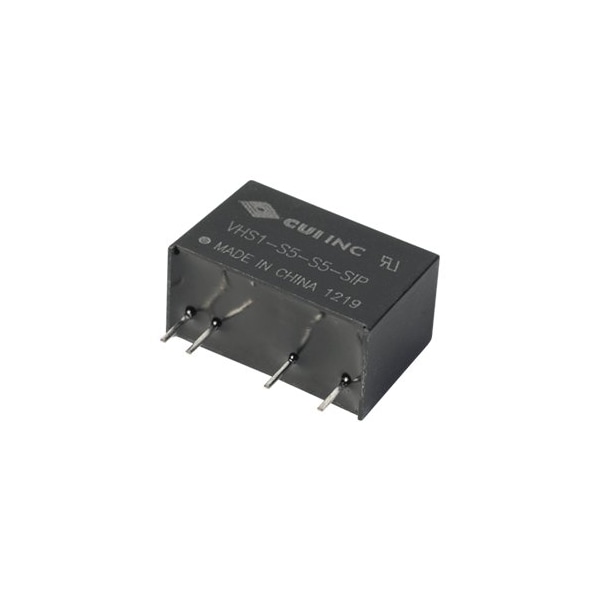Cui Inc DC to DC Converter, 5V DC to 5V DC, 1VA, 0 Hz - VHS1-S5-S5-SIP