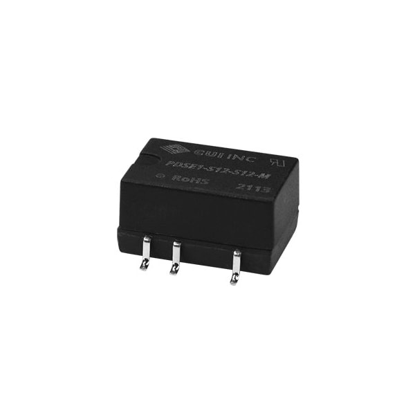 Cui Inc DC to DC Converter, 5V DC to 12/-12V DC, 1VA, 0 Hz, Surface - PDSE1-S5-D12-M