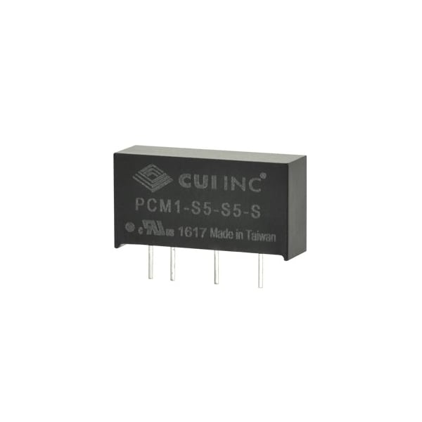 Cui Inc DC to DC Converter, 5V DC to 5V DC, 1VA, 0 Hz - PCM1-S5-S5-S