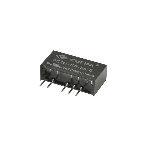Cui Inc DC to DC Converter, 5V DC to 5V DC, 1VA, 0 Hz - PCM1-S5-S5-S