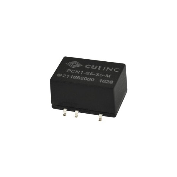 Cui Inc DC to DC Converter, 5V DC to 5V DC, 1VA, 0 Hz - PCN1-S5-S5-M
