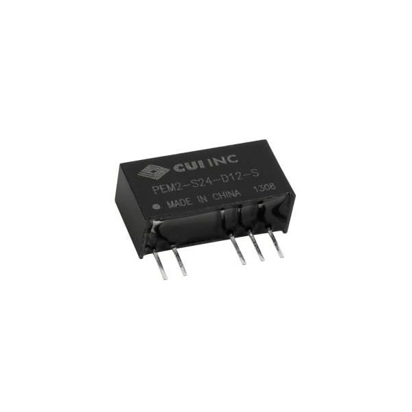 Cui Inc DC to DC Converter, 10.8-13.2V DC to 5V DC, 2VA, 0 Hz - PEM2-S12-S15-S
