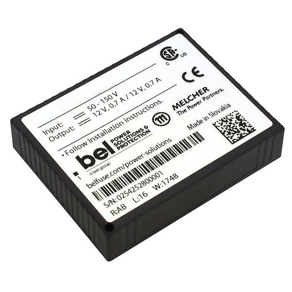 Bel Power Solutions DC to DC Converter, 16.8-75V DC to 3.3V DC, 13.2VA, 0 Hz, Through Hole - 40IMX15-03-8RG