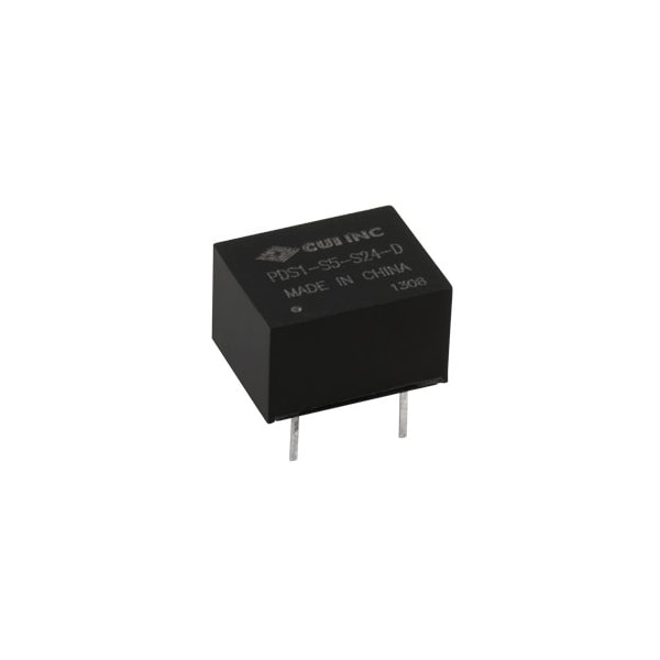 Cui Inc DC to DC Converter, 5V DC to 12V DC, 1VA, 0 Hz - PDS1-S5-S12-D