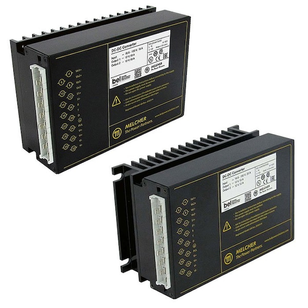 Bel Power Solutions DC to DC Converter, 16.8-150V DC to 45638V DC, 240VA, 0 Hz, Chassis - HR2320-9RG