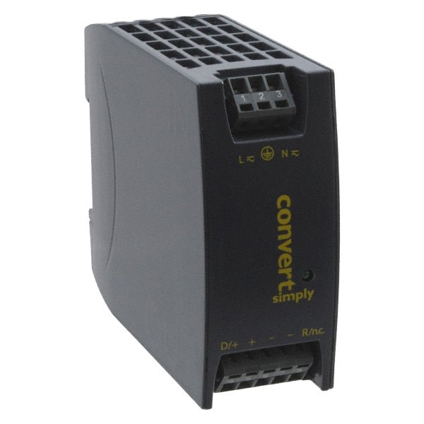 Bel Power Solutions AC to DC Converter, 85-264V AC to 48V DC, DIN Rail - LOK4801-2RG
