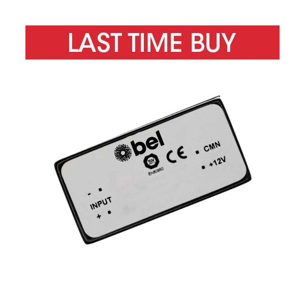 Bel Power Solutions DC to DC Converter, 9-18V DC to 12V DC, 10VA, 0 Hz, Through Hole - DFC10E12S12