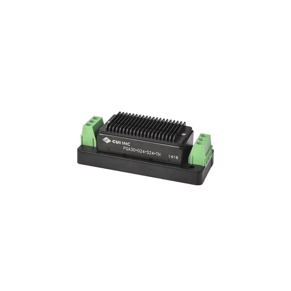 Cui Inc DC to DC Converter, 24V DC to 3.3V DC, 20VA, 0 Hz - PQA30-D24-S3-T