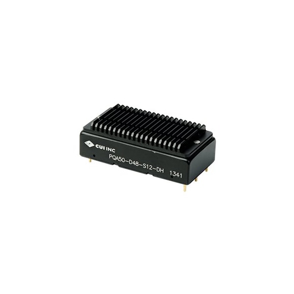 Cui Inc DC to DC Converter, 48V DC to 24V DC, 50VA, 0 Hz - PQA50-D48-S24-DH