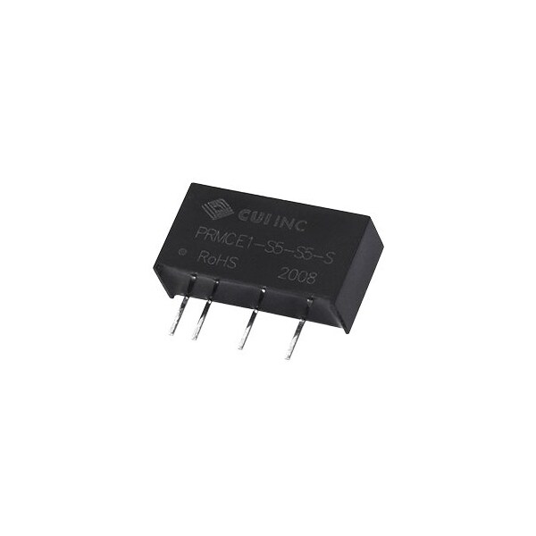 Cui Inc DC to DC Converter, 5V DC to 12V DC, 1VA, 0 Hz - PRMCE1-S5-S12-S