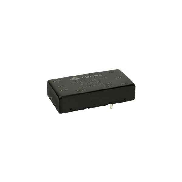Cui Inc DC to DC Converter, 48V DC to 5V DC, 15VA, 0 Hz - PYB15-Q48-S5