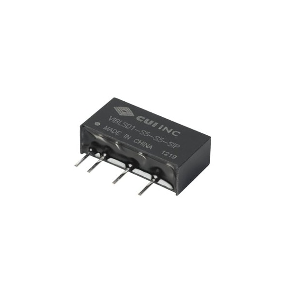 Cui Inc DC to DC Converter, 5V DC to 5V DC, 1VA, 0 Hz - VIBLSD1-S5-S5-SIP