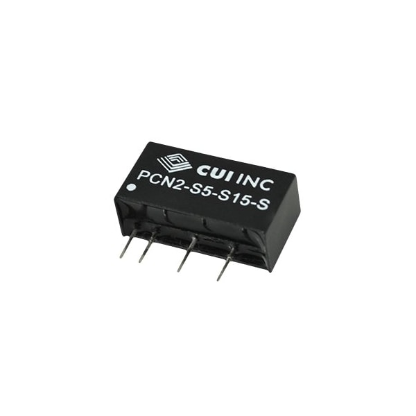 Cui Inc DC to DC Converter, 12V DC to 5/ -5V DC, 2VA, 0 Hz - PCN2-S12-D5-S