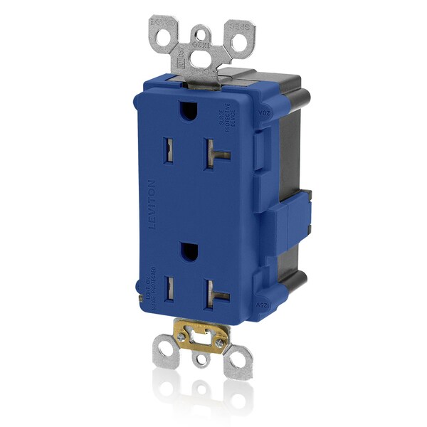 Leviton Surge Suppressor, 125V, 2 Poles, 3 Wires + Self-Ground - MT538-B