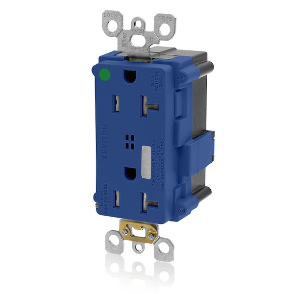 Leviton Surge Suppressor, 125V, 2 Poles, 3 Wires + Self-Ground - MT838-B