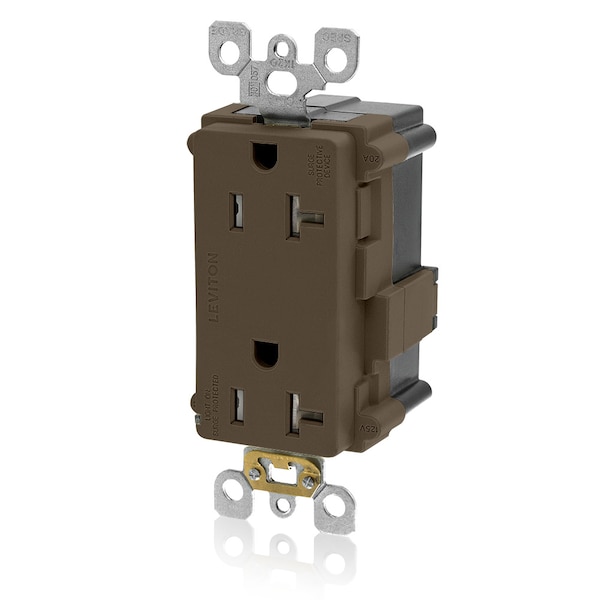 Leviton Surge Suppressor, 125V, 2 Poles, 3 Wires + Self-Ground - MT538