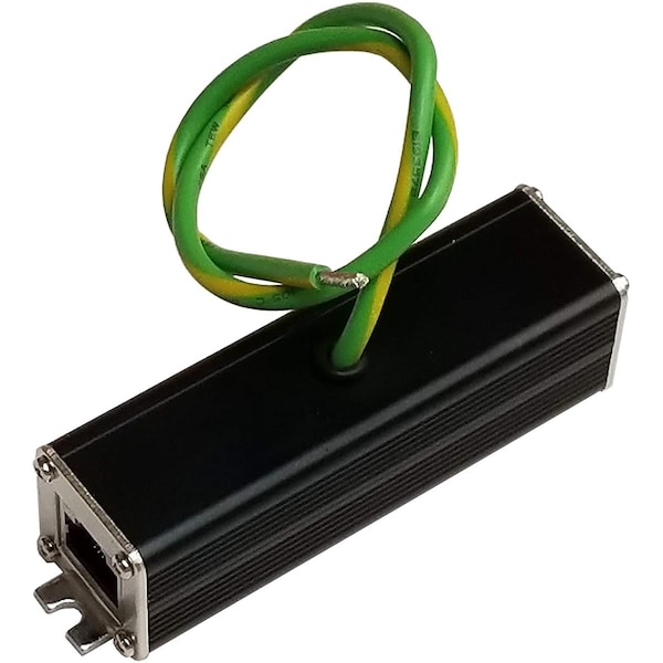 Tycon Systems Network Lightning & Surge Protector - 10Gbps Data Rate, LAN & POE 70V Clamp Voltage, 10KA Surge - TY481888