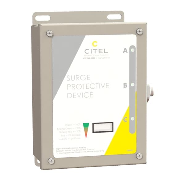 Citel Surge Protection Device, 1 Phase, 120/240V, 3 Wires - MS100-120T