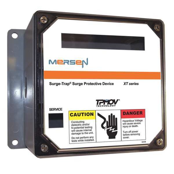 Mersen Surge Protection Device, 3 Phase, 277/480V AC, 3 Poles, 4 Wires - STXT480Y10A