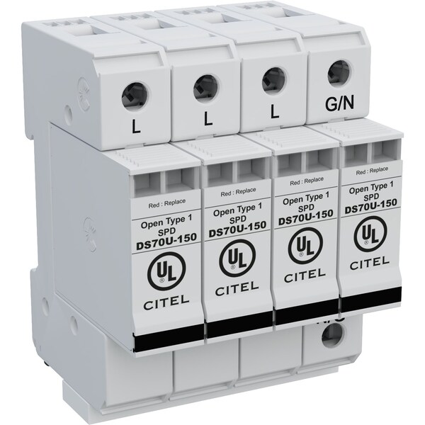 Citel Surge Protection Device, 3 Phase, 120/208V, 4 Wires - DS74US-120Y