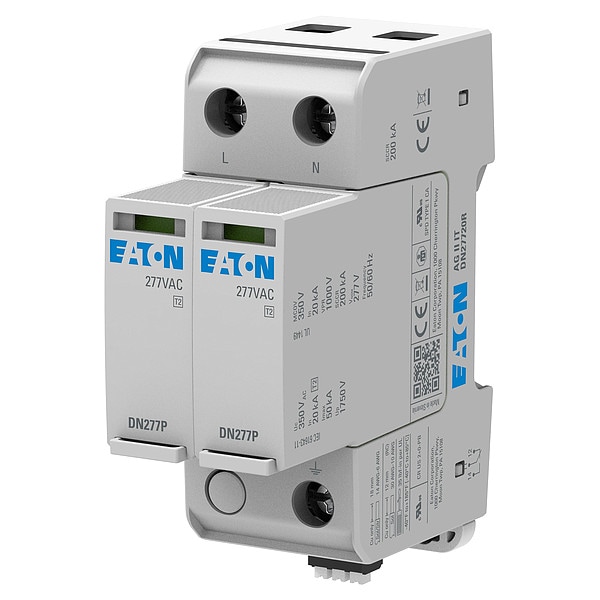 Eaton Surge Protection Device, 2 Phase, 277V, 2 Poles, 2 Wires - AGDN27720R