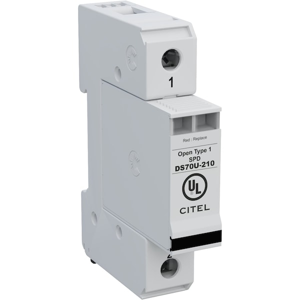 Citel Surge Protection Device, 1 Phase, 120V, 2 Wires - DS71US-210
