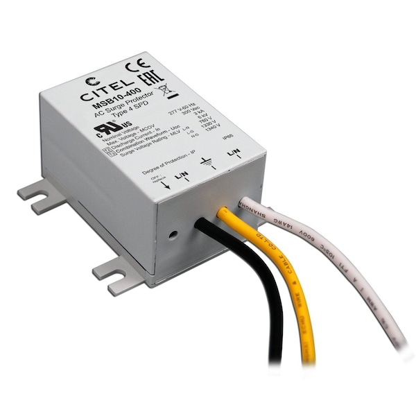 Citel Surge Protection Device, 1 Phase, 277V, 2 Wires - MSB10-400(UL)