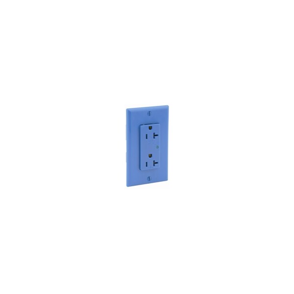 Leviton Duplex Receptacle Straight Blade 20 Amp 125 Volt Nema, 20R 2P 3W - 5380-W
