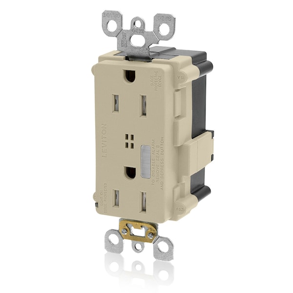 Leviton Surge Suppressor, 125V, 2 Poles, 3 Wires - MT728-I