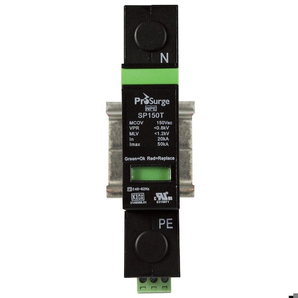 Automation Systems Interconnect Surge Protection Device-Neutral Connection, 20kA Nominal Discharge, 50kA Surge, 200KArms SCCR - ASISP150T