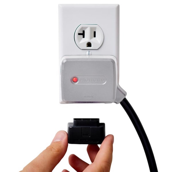 Charg Charg SurgeSwap 9 ft. L 6 outlets Power Strip w/Surge Protection Black 1000 J - BE010406-BK-108