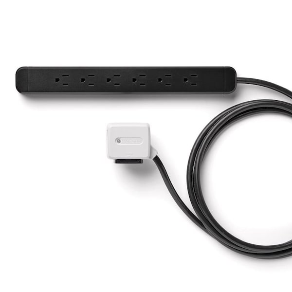 Charg Charg SurgeSwap 9 ft. L 6 outlets Power Strip w/Surge Protection Black 1000 J - BE010406-BK-108