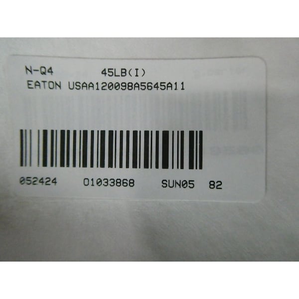 Eaton VARISTAR SURGE ARRESTER 120KV-AC SURGE SUPPRESSOR - USAA120098A5645A11