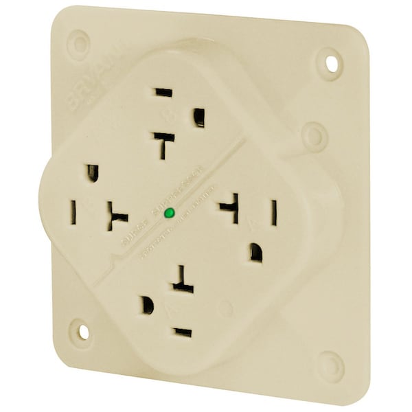Bryant Surge Suppressor, 1 Phase, 125V, 2 Poles, 3 Wires - 21254SLA
