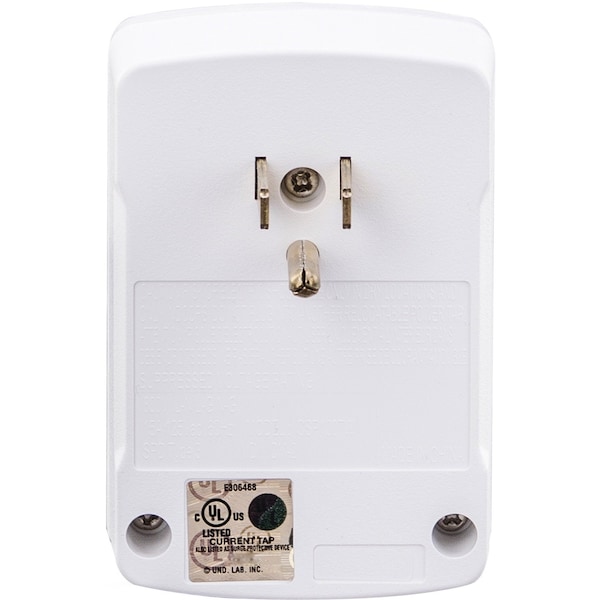 Cyberpower CyberPower Essential 0 ft. L 1 outlets Wall Tap White 900 J - B100WRC1