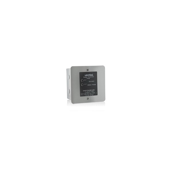Leviton Surge Suppressor, 1 Phase, 120/240V, 3 Wires, 100 kA - 51120-1