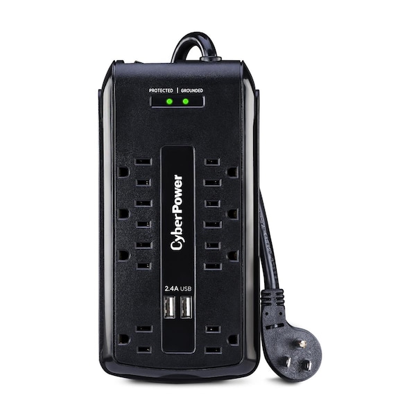 Cyberpower Professional Surge Protectors - White - CY482428