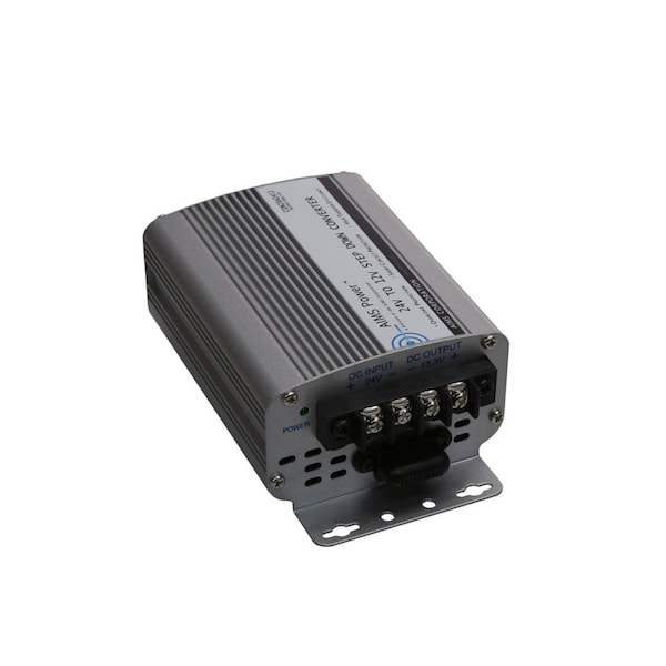 Aims Power DC to DC Converter, 24V DC to 12V DC, 0 Hz, Aluminum - CON20A2412