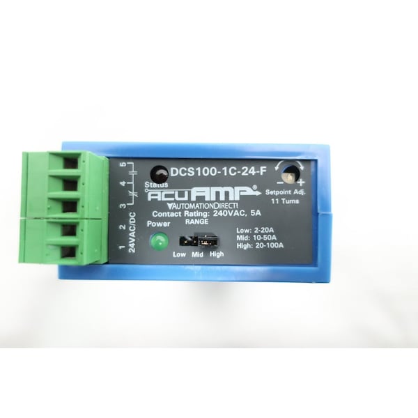 Automation Direct DC CURRENT SWITCH 240V-AC OTHER CONVERTER - DCS100-1C-24-F