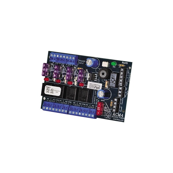 Altronix CONVERTS ONE 12 TO 24 VOLT, AC OR DC INPUT INTO FOUR FUSED - ACM4
