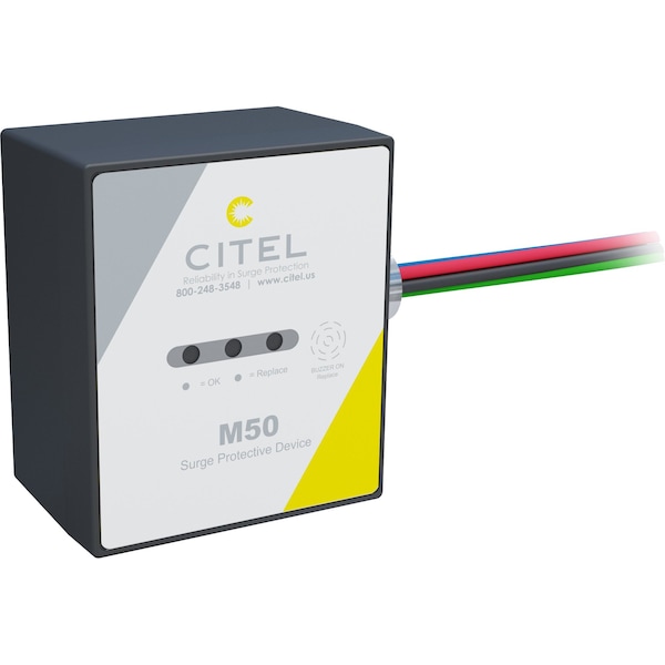 Citel Surge Protection Device, 3 Phase, 480V, 3 Wires - M50-480D-A