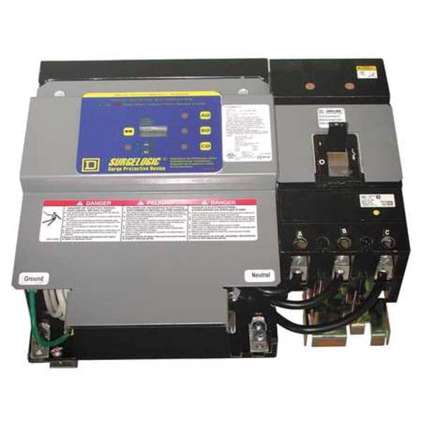 Square D Surge Protection Device, 3 Phase, 277/480V AC, 3 Poles, 4 Wires, 240kA - HL4IMA24C