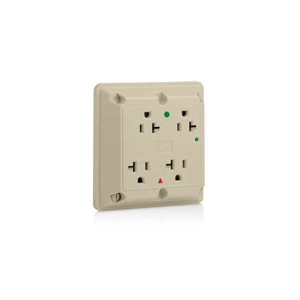 Leviton Surge Suppressers Iv Tvss Rec 4-In-1 20A125V Hg Ig - 8490-IGI