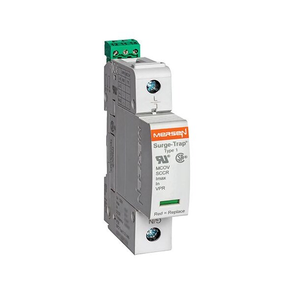 Mersen Surge Protection Device, 1 Phase, 240V AC, 1 Poles, 2 Wires - STP230P07M