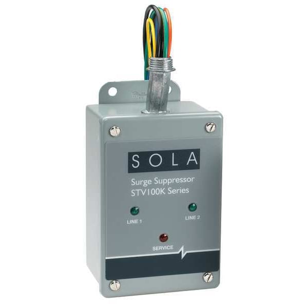 Solahd Surge Protection Device, 3 Phase, 120/240V, 3 Poles, 4 Wires - STV100K10D4
